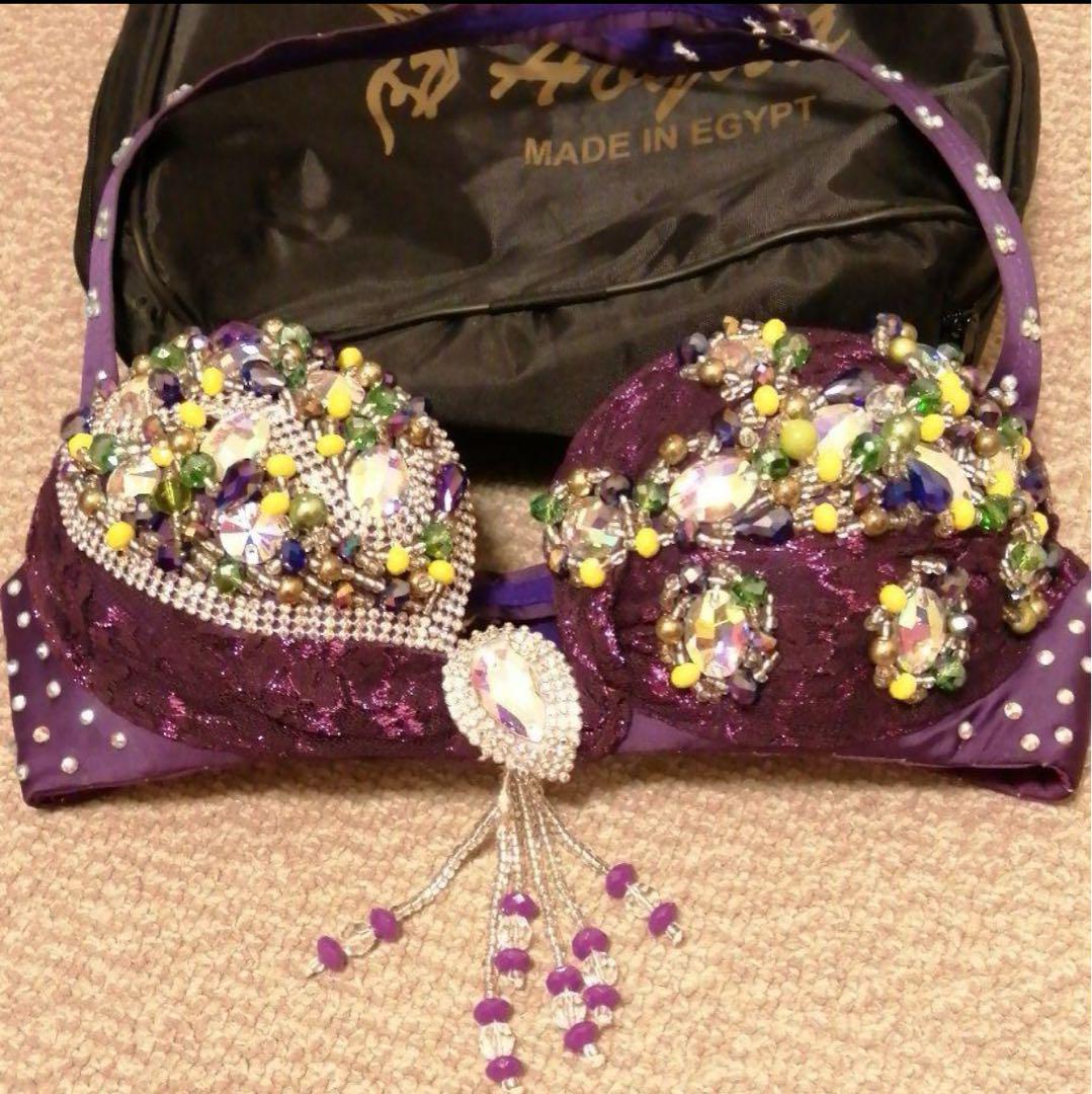 hoydaホイダベリーダンス衣装 可愛い紫オリエンタル美品です 画像4