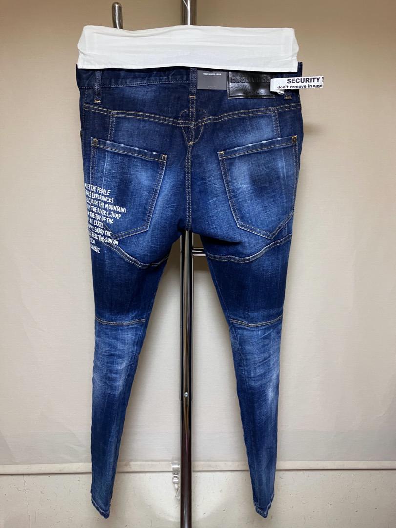 期間限定特別価格 新品 46 22aw DSQUARED2 Tidy Biker メッセ 6936 パンツ