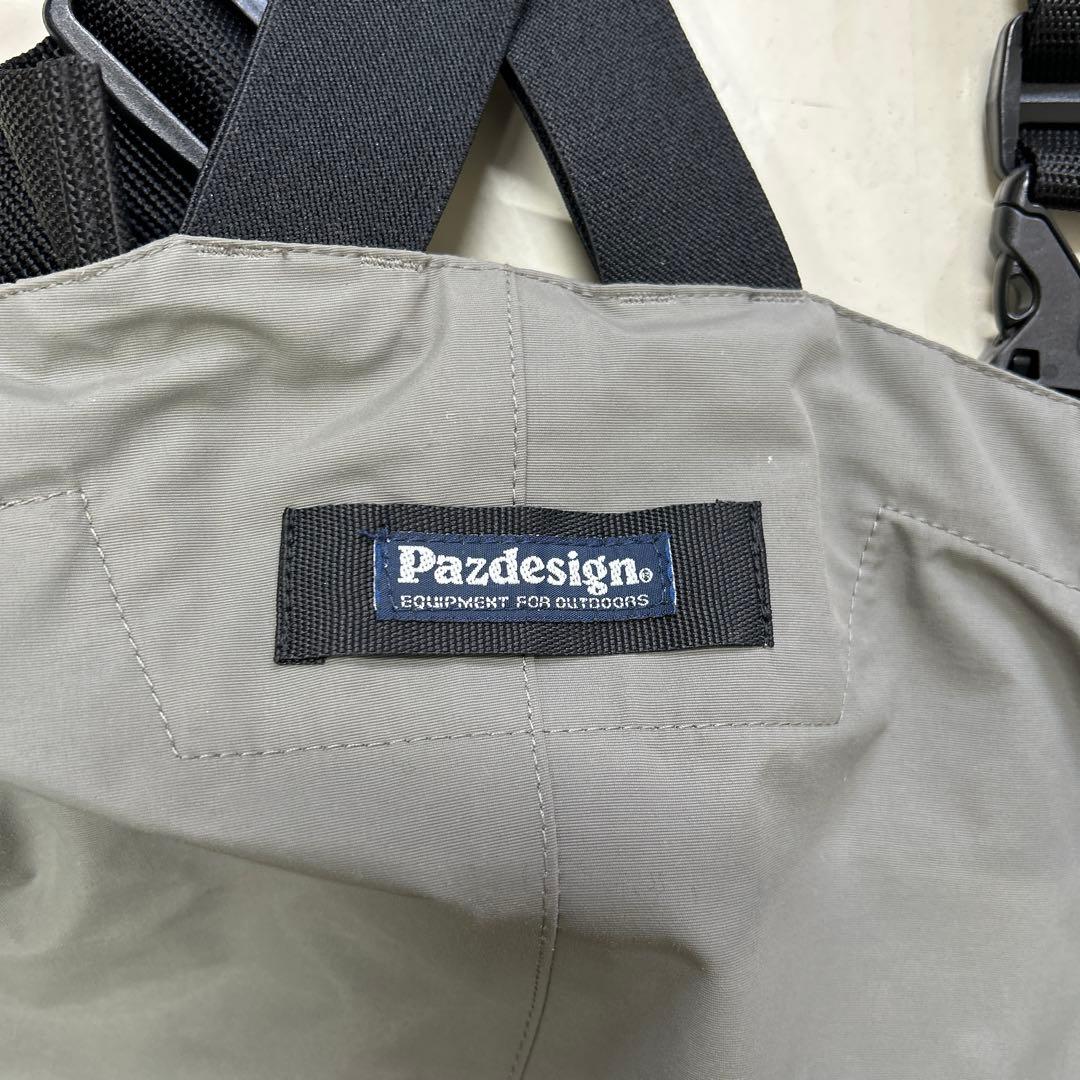 PAZDESIGN 防水オーバーオールウェーダー グレー PAZDESIGN 防水オーバーオールウェーダー グレー