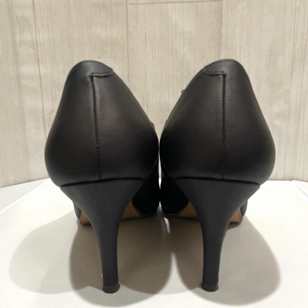 【美品】ダイアナ パンプス リボン ブランド シューズ ハイヒール 23cm 靴