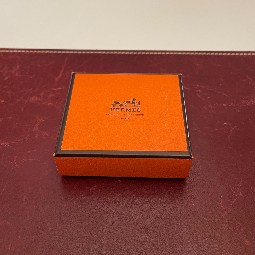 エルメス HERMES 貴重 メートルリュバン メジャー 巻尺 オレンジ 未使用