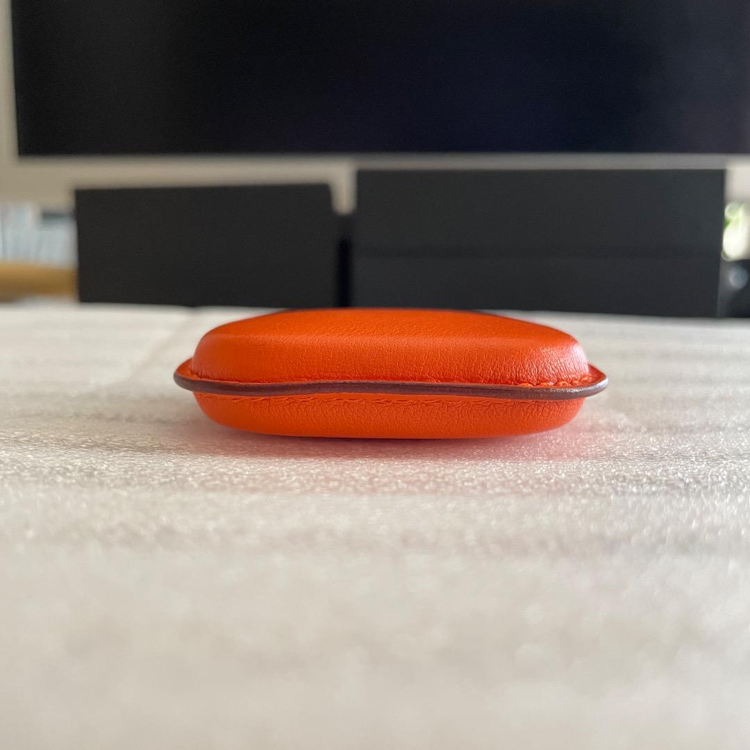 エルメス HERMES 貴重 メートルリュバン メジャー 巻尺 オレンジ 未使用