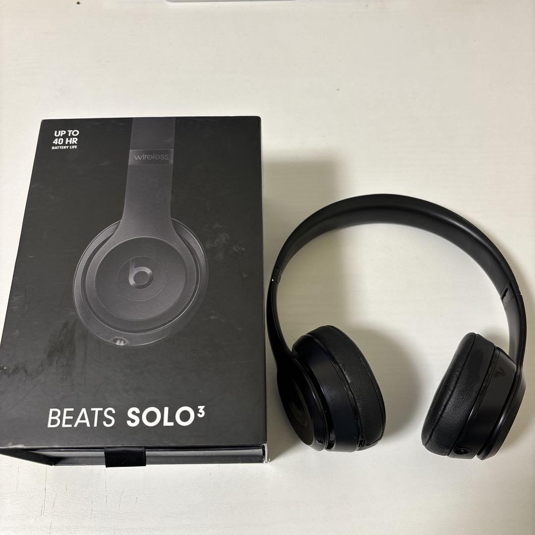 値下今週まで　Beats Solo3 Wireless マットブラックアップル