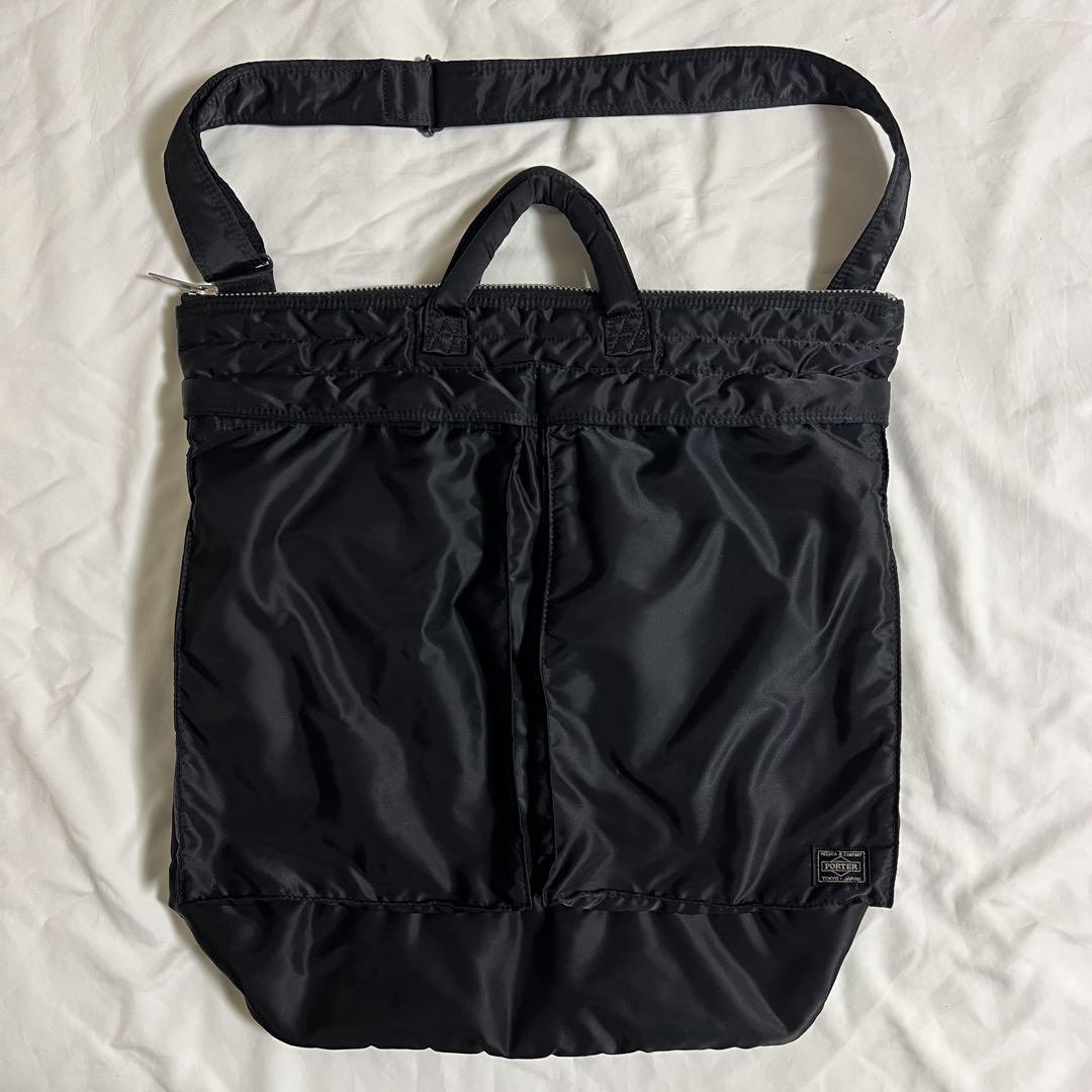バッグ PORTER TANKER 2WAY HELMETBAG BLACK