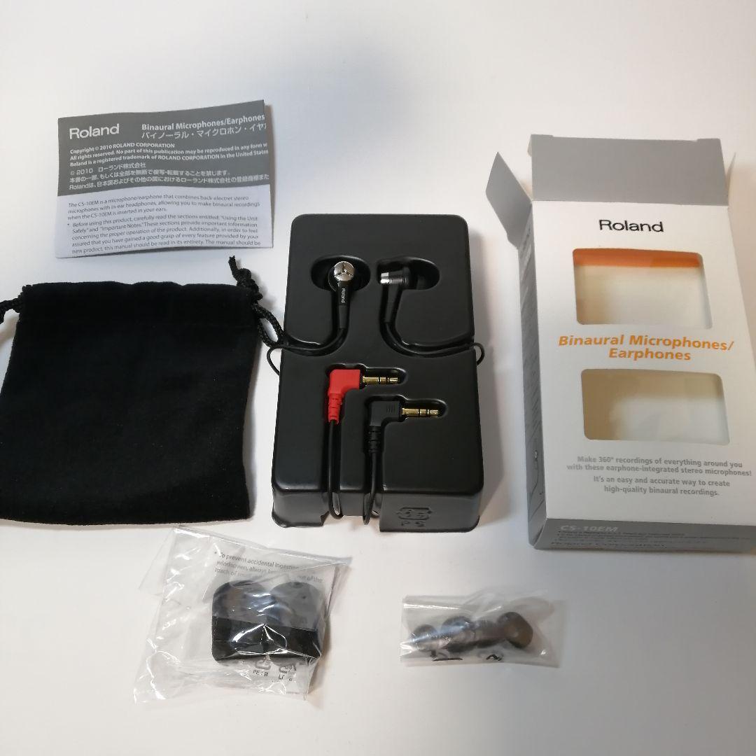 カテゴリー Roland マイクロホン イヤホン a4bms-m92163199431 CS-10EM バイノーラル ローランド