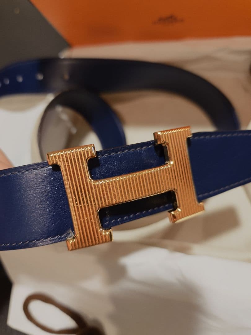 エルメス　HERMES　ベルト　リバーシブル