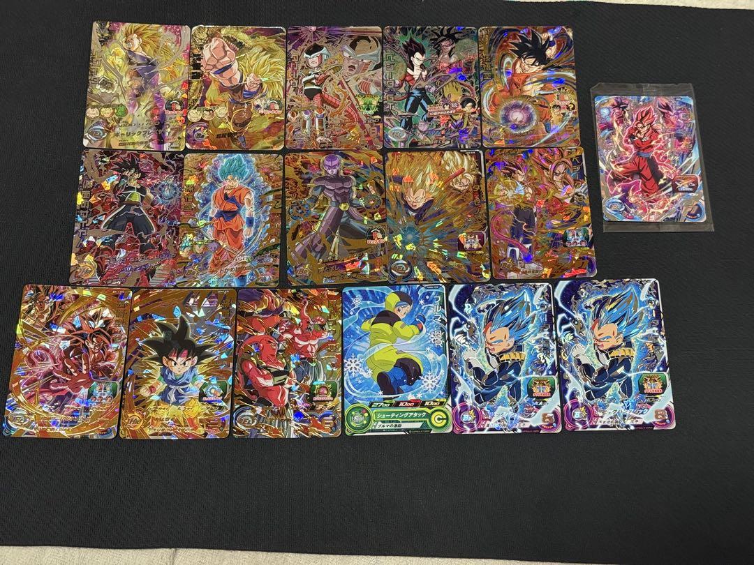 スーパードラゴンボールヒーローズsec ur 9枚セットベジータBRは