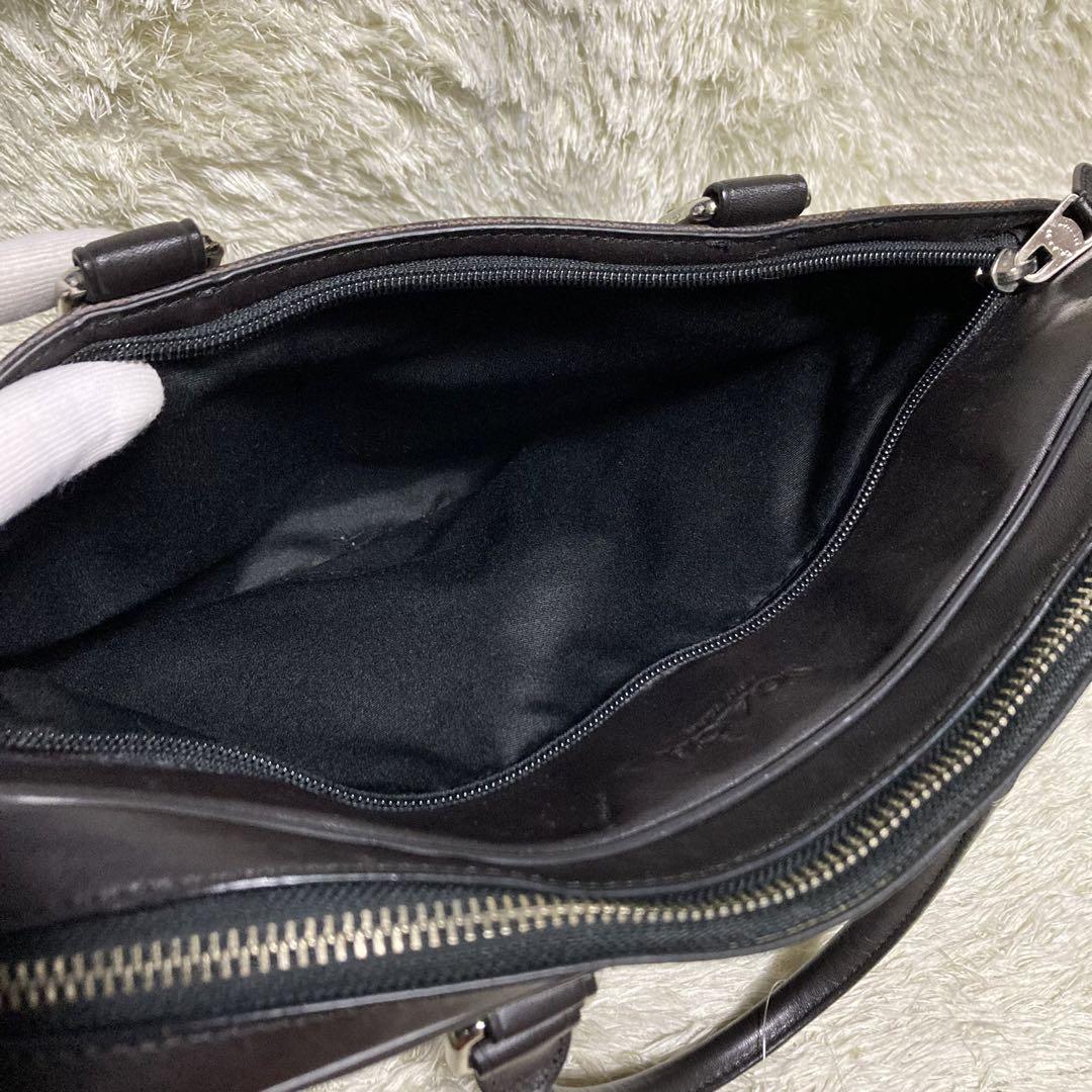 美品 COACH コーチ ビジネスバッグ ブリーフケース 2wayシグネチャー