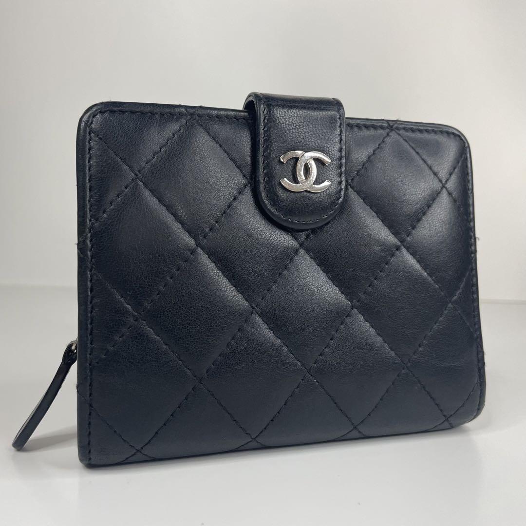 CHANEL シャネル マトラッセ ラムスキン 財布