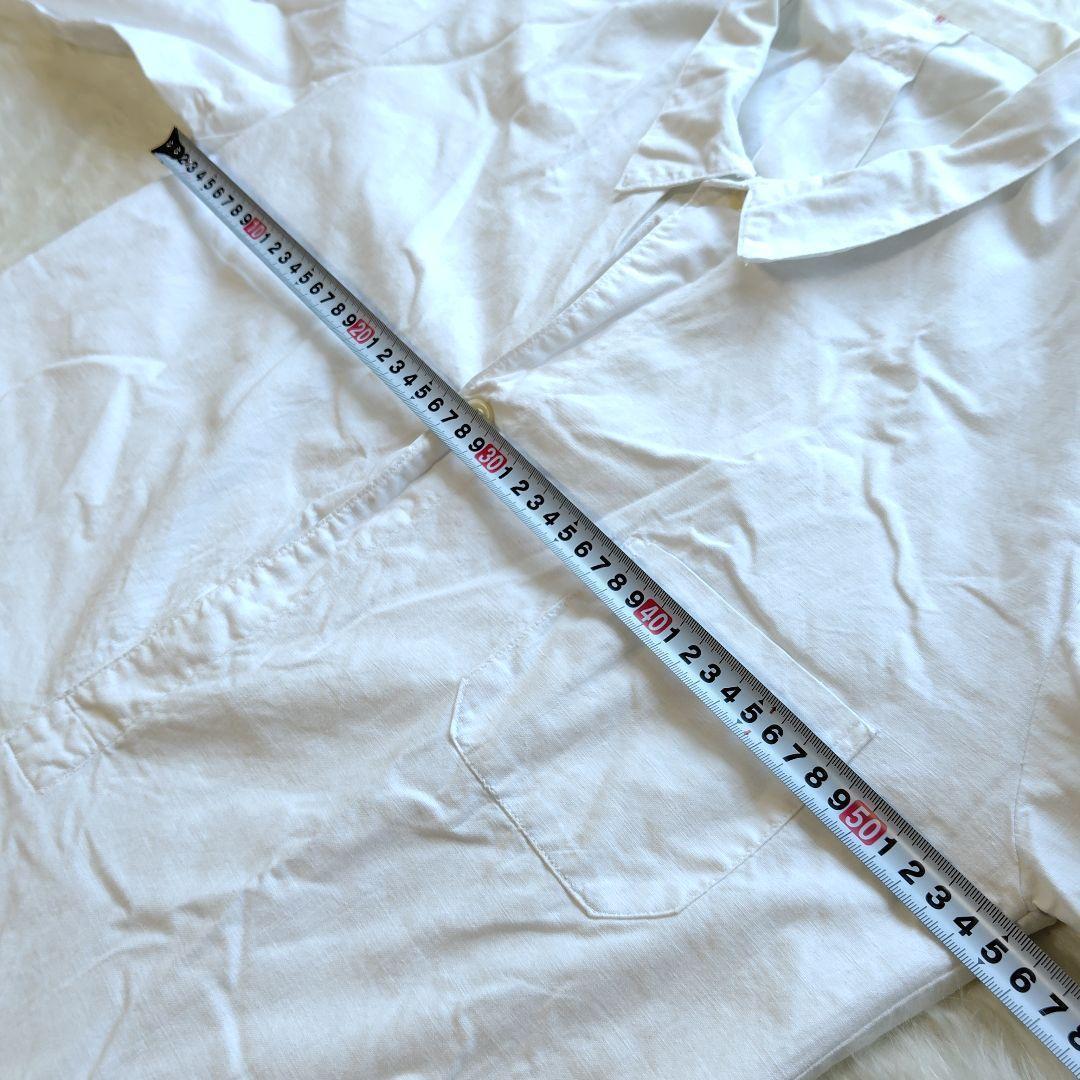 ✨大きいサイズ✨名作★スウェーデン軍★グランパシャツ★ホワイト★XL★実物