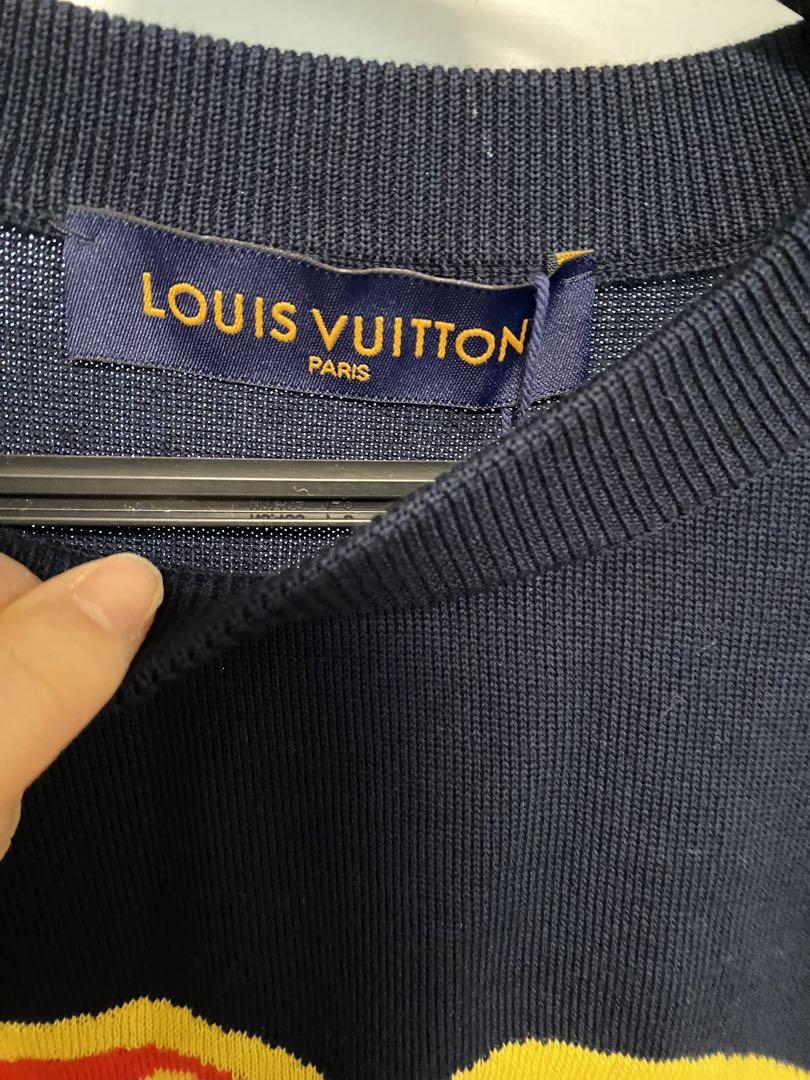 ルイヴィトン　ニット綿100半袖トップス　新品