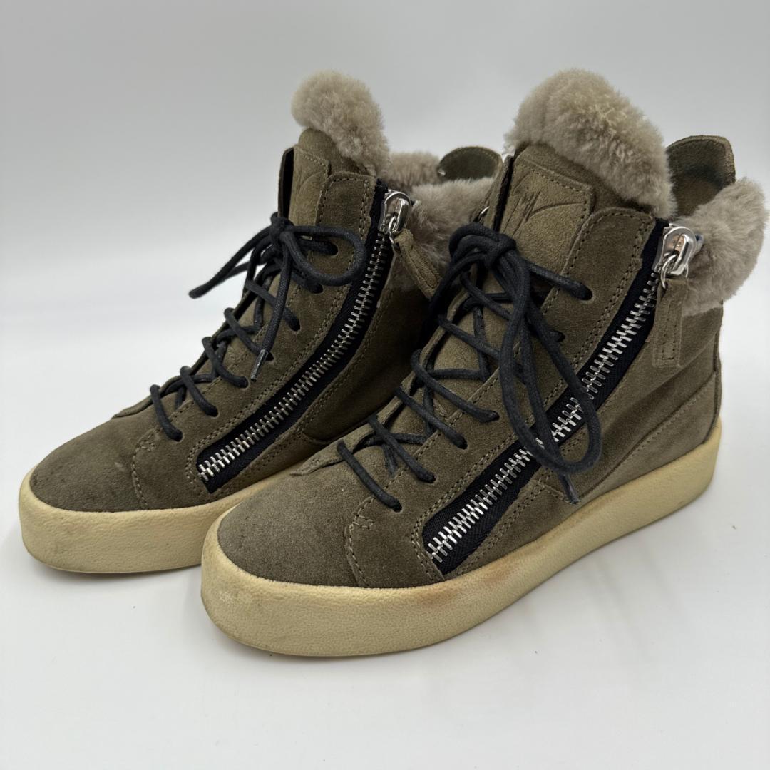 国内発送☆関税込☆GIUSEPPE ZANOTTI☆ハイカット スニーカー Giuseppe Zanotti ハイカットムートンスニーカー - メルカリ