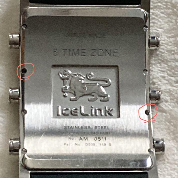 時計 ice link 6TIME ZONE avalanche