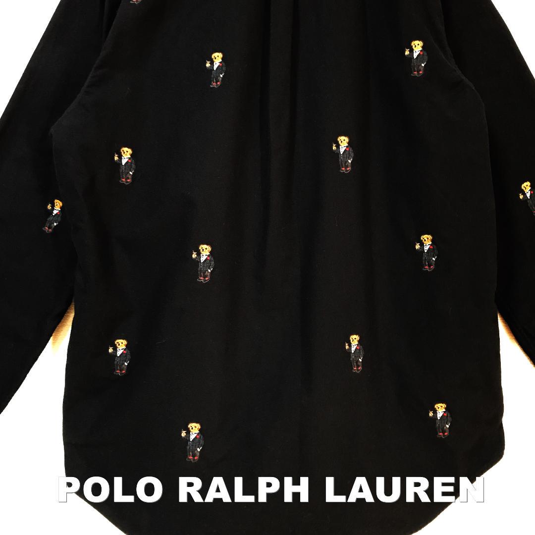 人気国産 RALPH ポロベアー総柄 シャモア BDシャツ HgRpD-m92177121440 LAUREN シャンパン 正規品豊富な