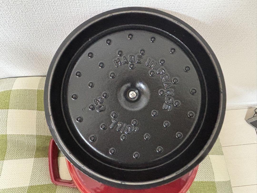 ストウブ staub ピコココット ラウンド 20cm チェリー