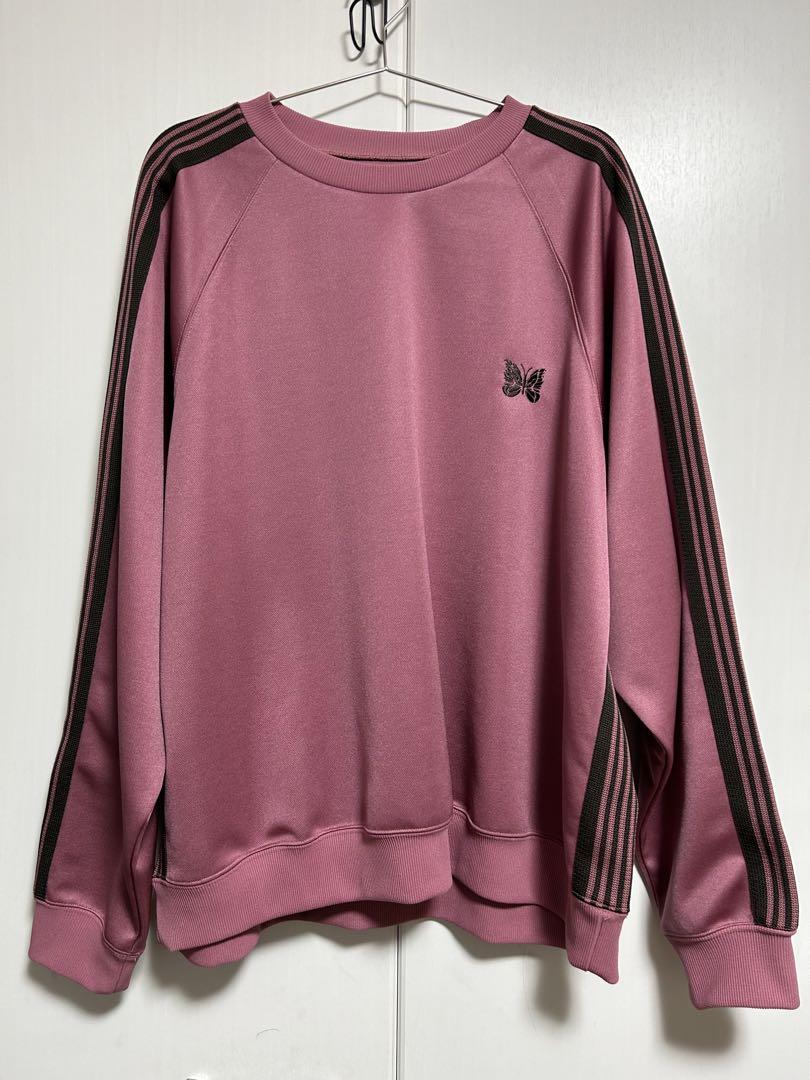 NEEDLES Track Crew Neck Shirt / PINK