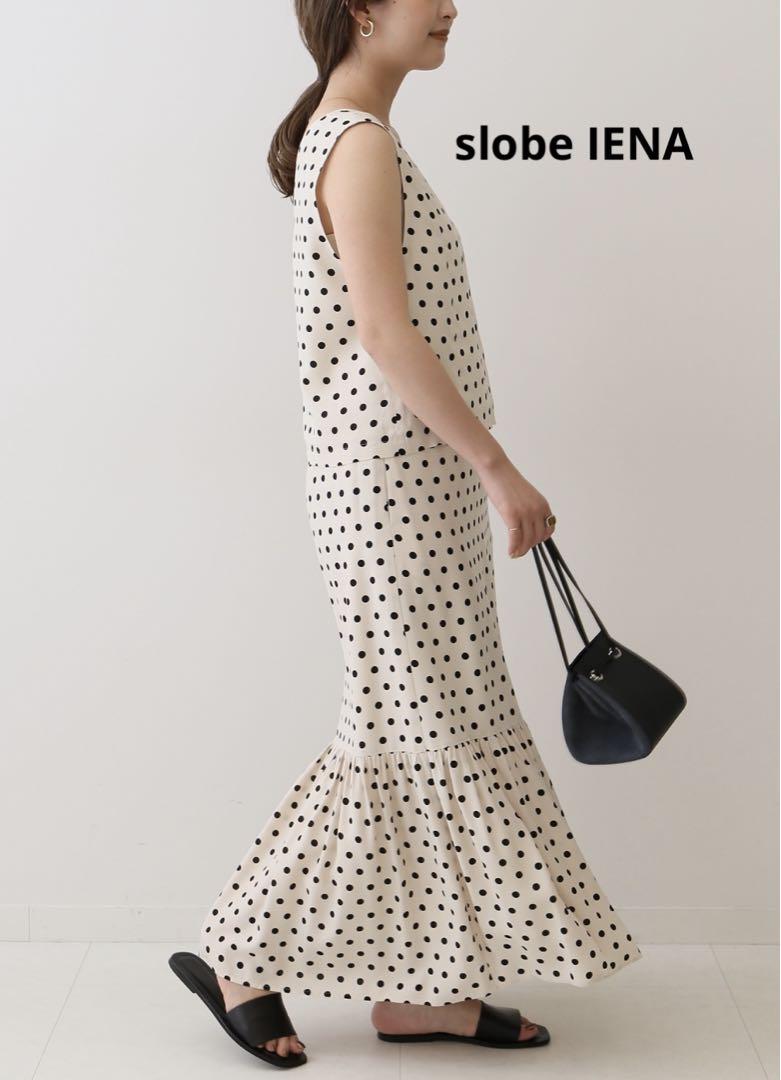 slobe IENA スローブイエナ　ドット　セットアップ　スカート