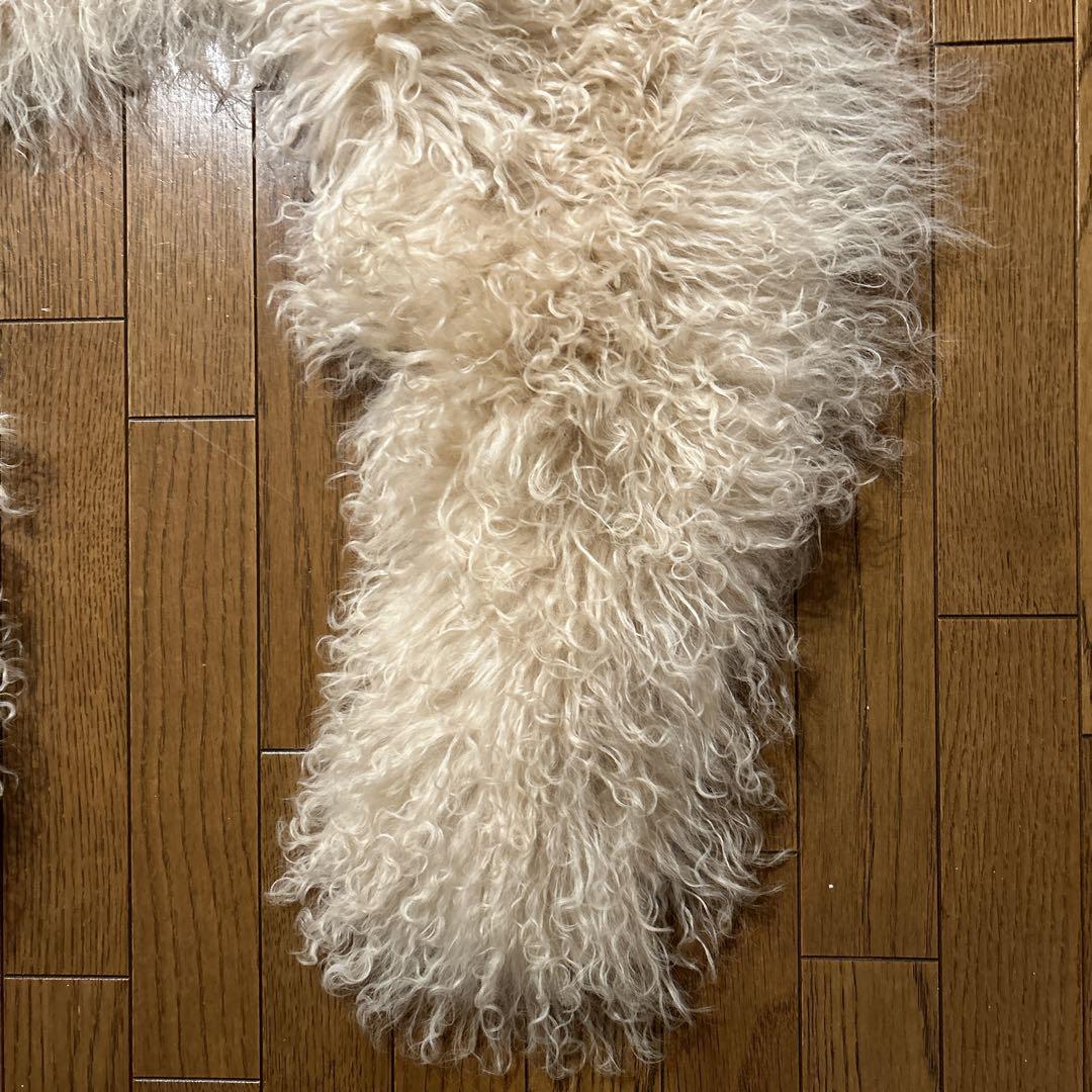 バーニーズニューヨーク　ムートン　ベスト　ジレ　羊革　ファー