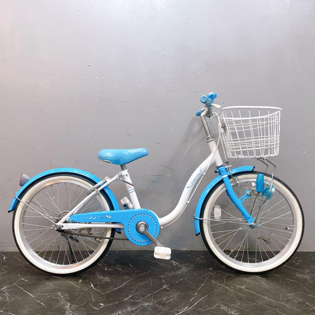 【985】子供用自転車 子供車 picolina ホワイト 20インチ シングル