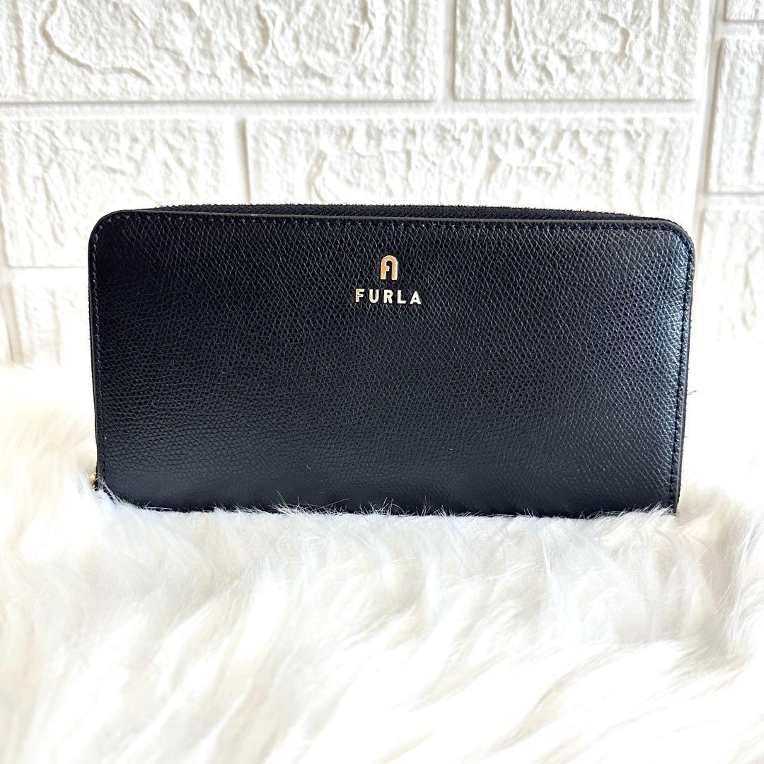 新品未使用✨FURLA フルラ 長財布 ラウンドファスナー アーチロゴ ブラック