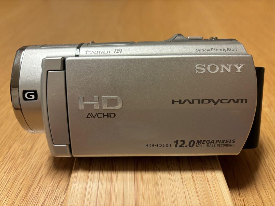 SONY HDR-CX500 ハンディカム 12.0メガピクセル 本体と付属品