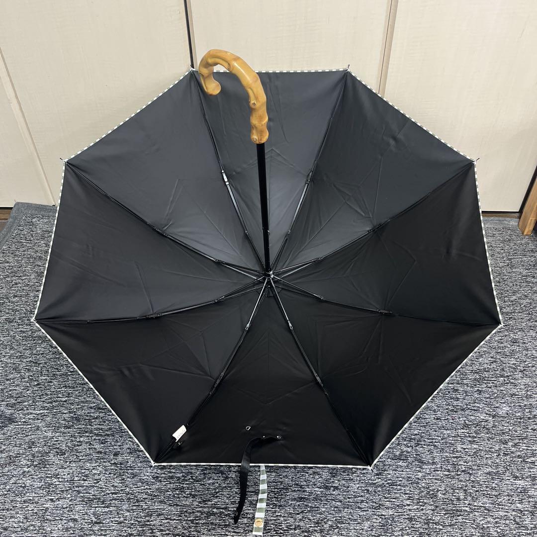 untule 2段2WAY 折りたたみ日傘(50cm) ストライプ