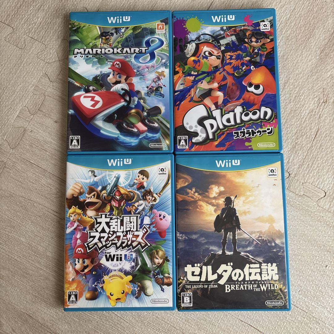 WiiU・ゲームソフト Wii U ゲームソフト 4本セット - メルカリ