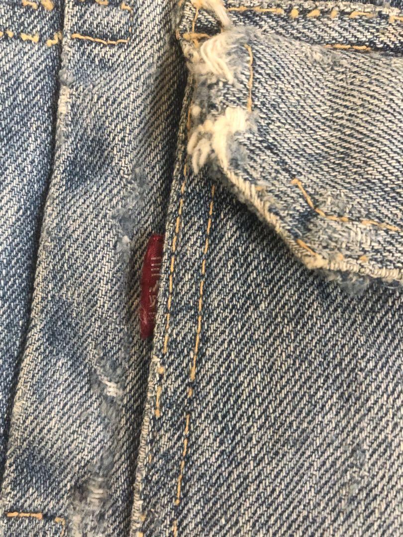 50's Levi's 507XX セカンド ハギ 付き　ボタン裏17