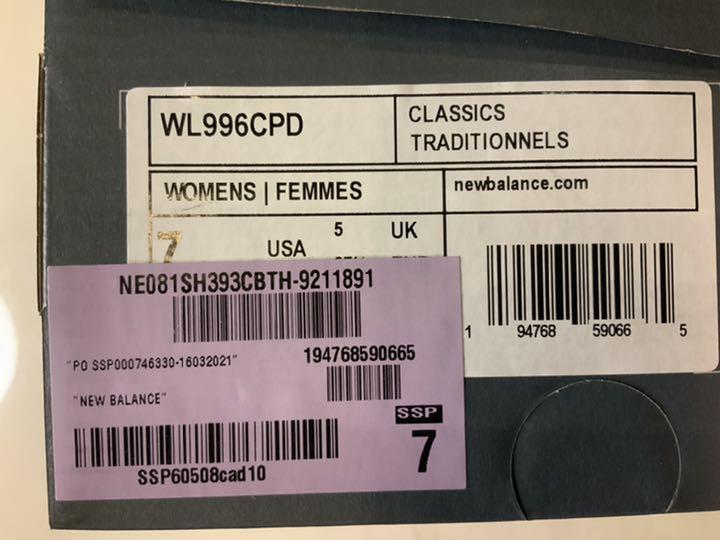 新作新品 ニューバランス WL996CPD 24cm 海外限定 箱無し価格 WjQJI-m92183873767 ウィメンズ 定番超激安