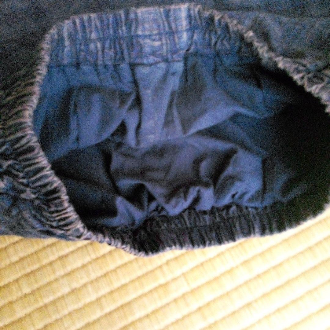 アンティーク調古布ゆったりパンツ