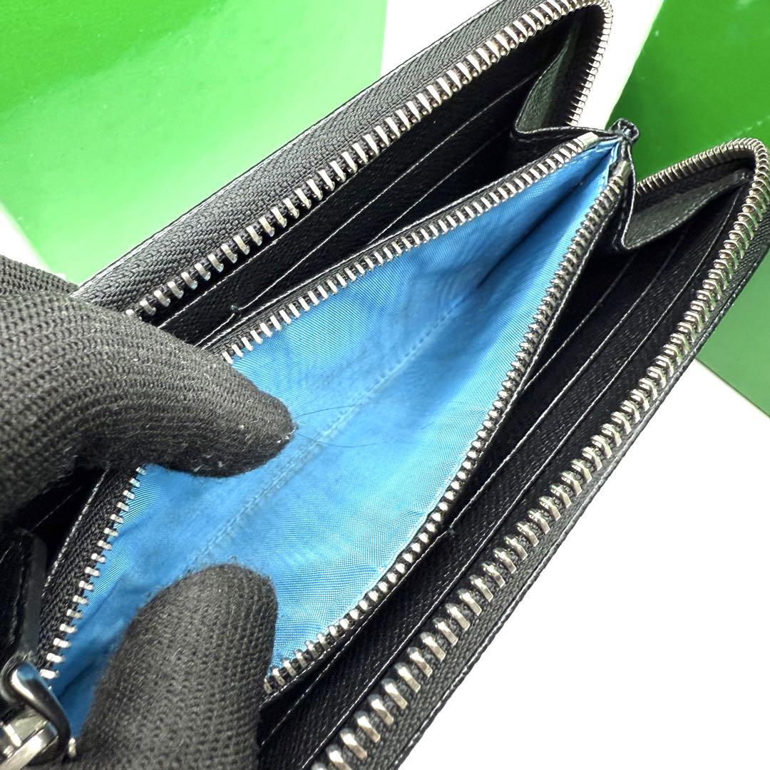 【極美品✨】 ブルガリ 長財布 ラウンドファスナー ビーゼロワン ブラック
