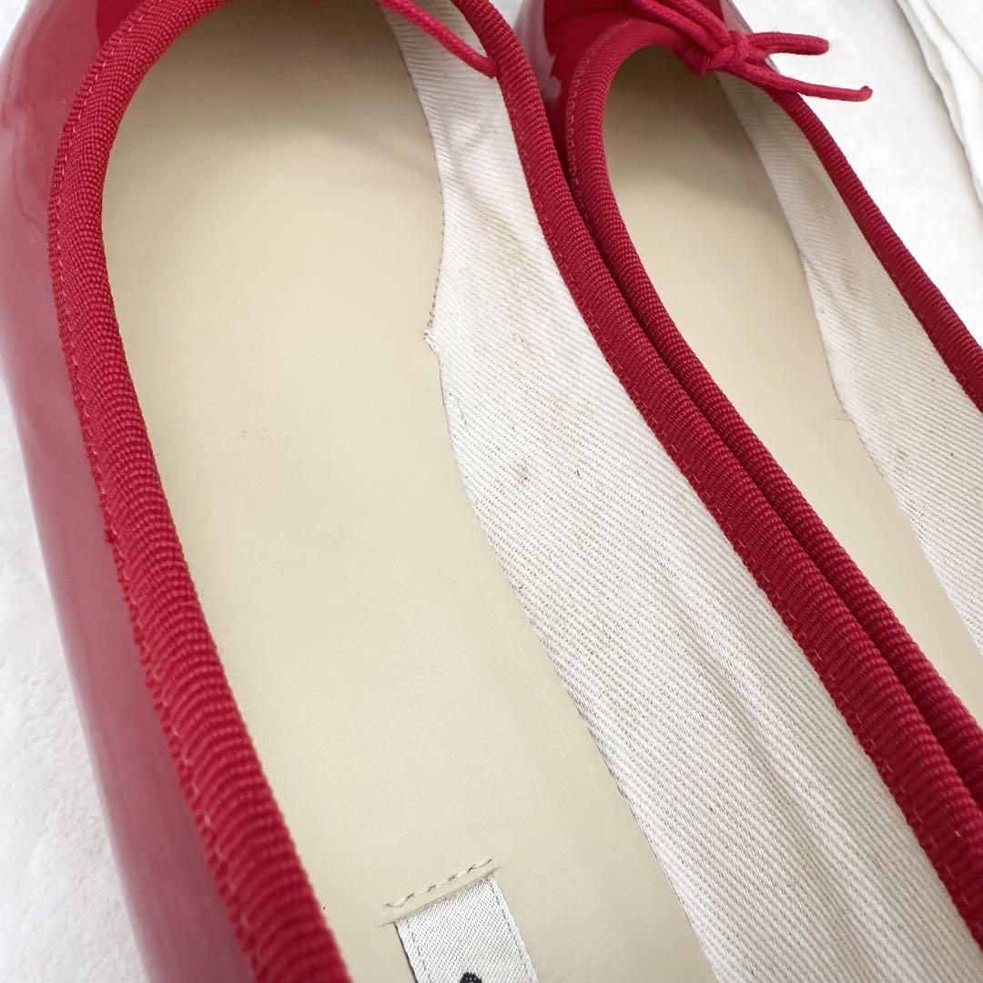 【最終値下げ】repetto レペット パンプス リボン エナメル ヒール 38
