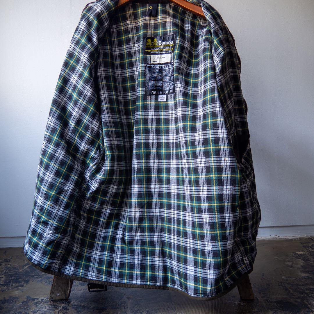 Barbour Solwayzipper 2ワラント 42in ミント