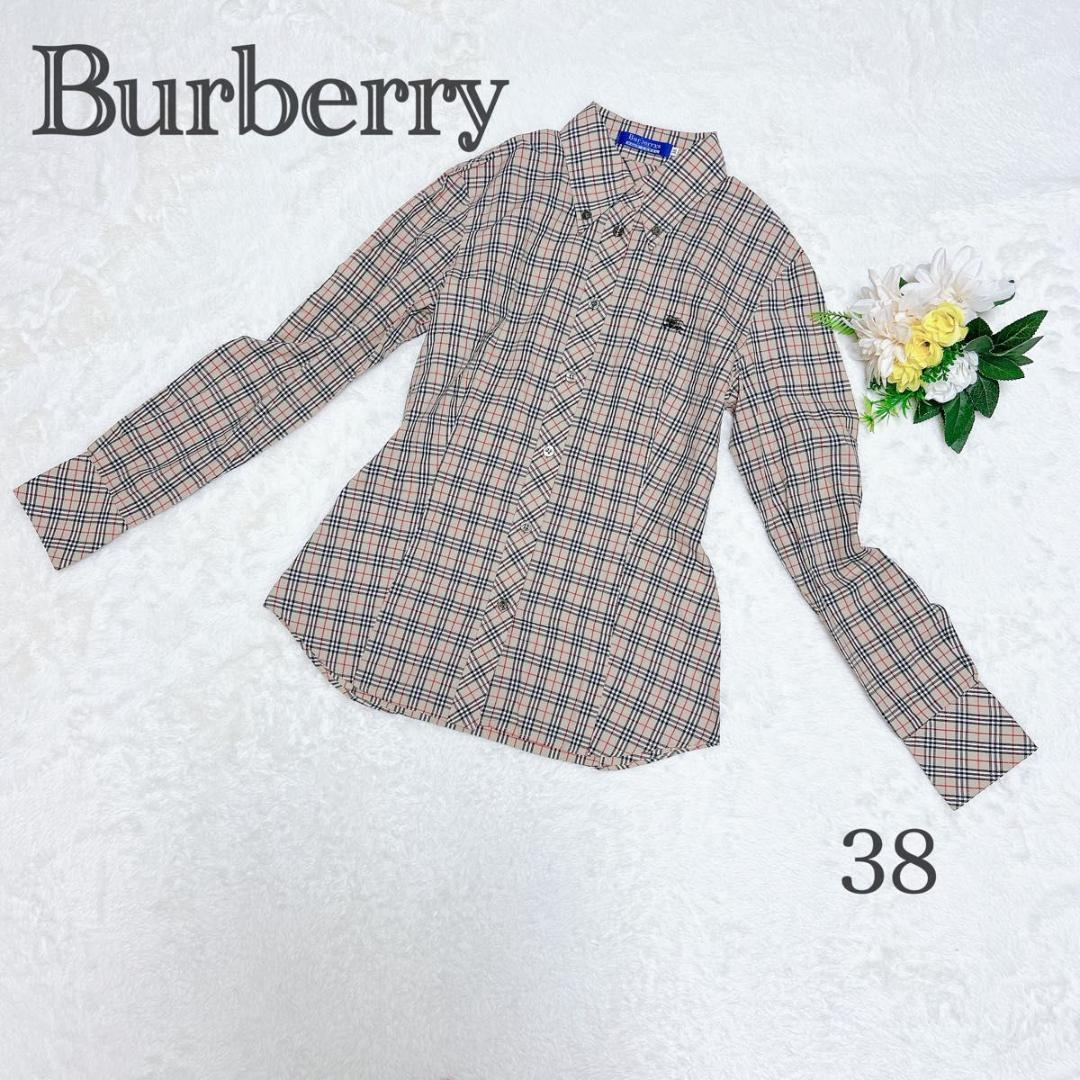 BURBERRY BLUE LABEL 長袖シャツ ノバチェック ホース M