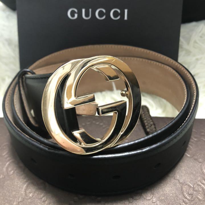 ✨極美品✨GUCCI ベルト インターロッキング ユニセックス GG 正規品 ✨極美品✨GUCCI ベルト インターロッキング ユニセックス GG 正規品