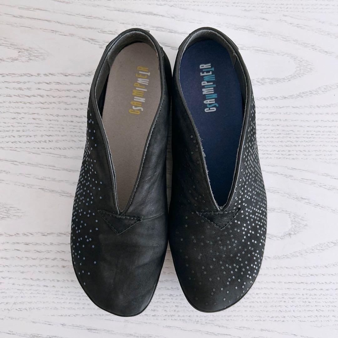 超美品☆CAMPER TWINS Right Nina フラットシューズ 24