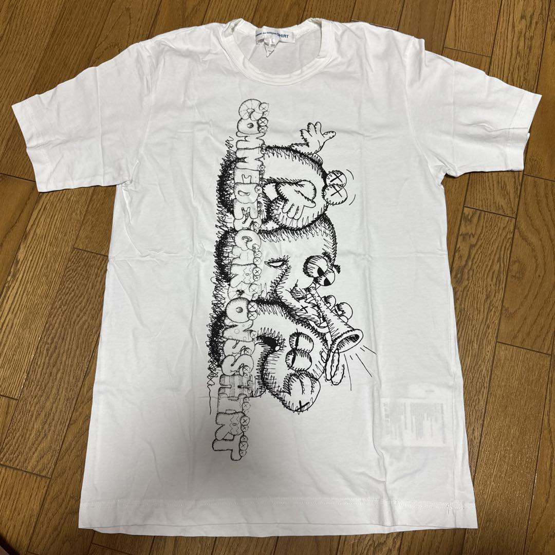美品COMME des GARÇONS shirt kaws Tシャツ L