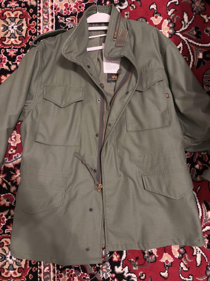 【US ARMY】ミリタリージャケット Mサイズ Alpha製 Vtg 60s M-65 Field Jacket Vietnam US Army Military Alpha