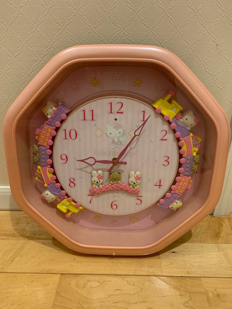 ハローキティ　からくり時計　4mh766　サンリオ　希少 サンリオ ハローキティ からくり時計 4MH766 - メルカリ