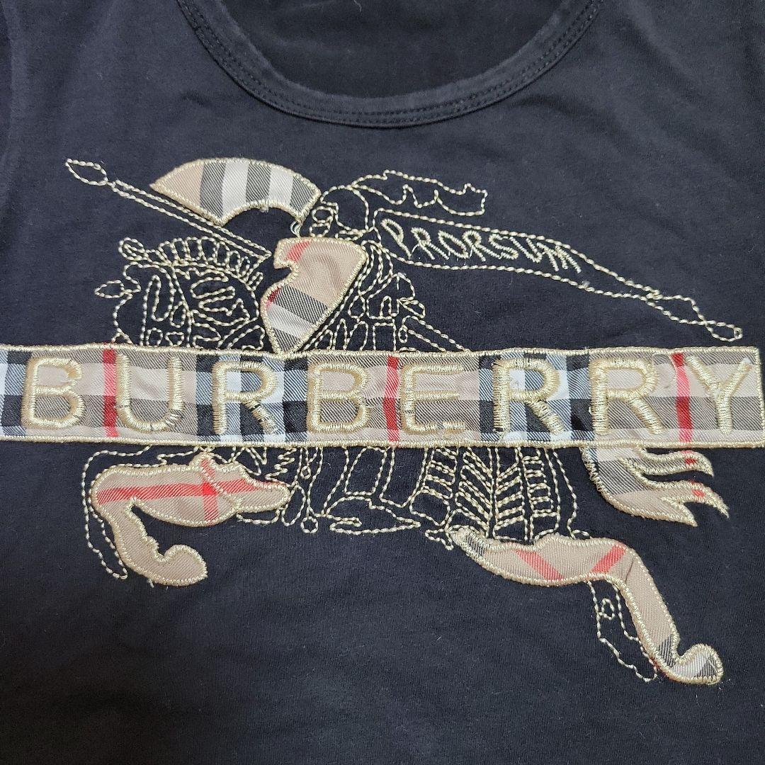 ☆Burberry ロゴ刺繍Tシャツ 国内セール☆BURBERRYバーバリーJAYSON 刺繍ネック ロゴTシャツ