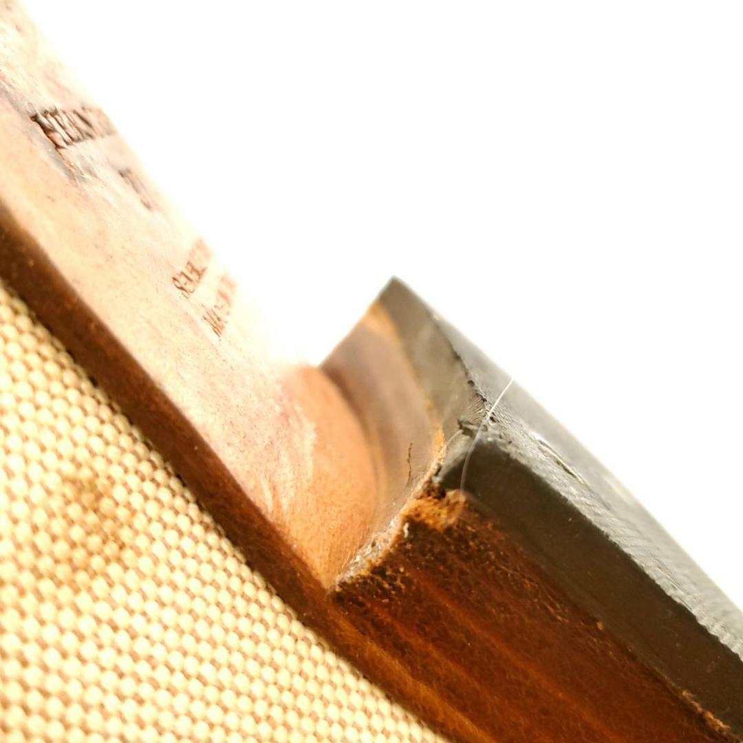 エルメス　コンスタンス　Hロゴ　金具　キャンバス　シルバー　EU37　ベージュ系