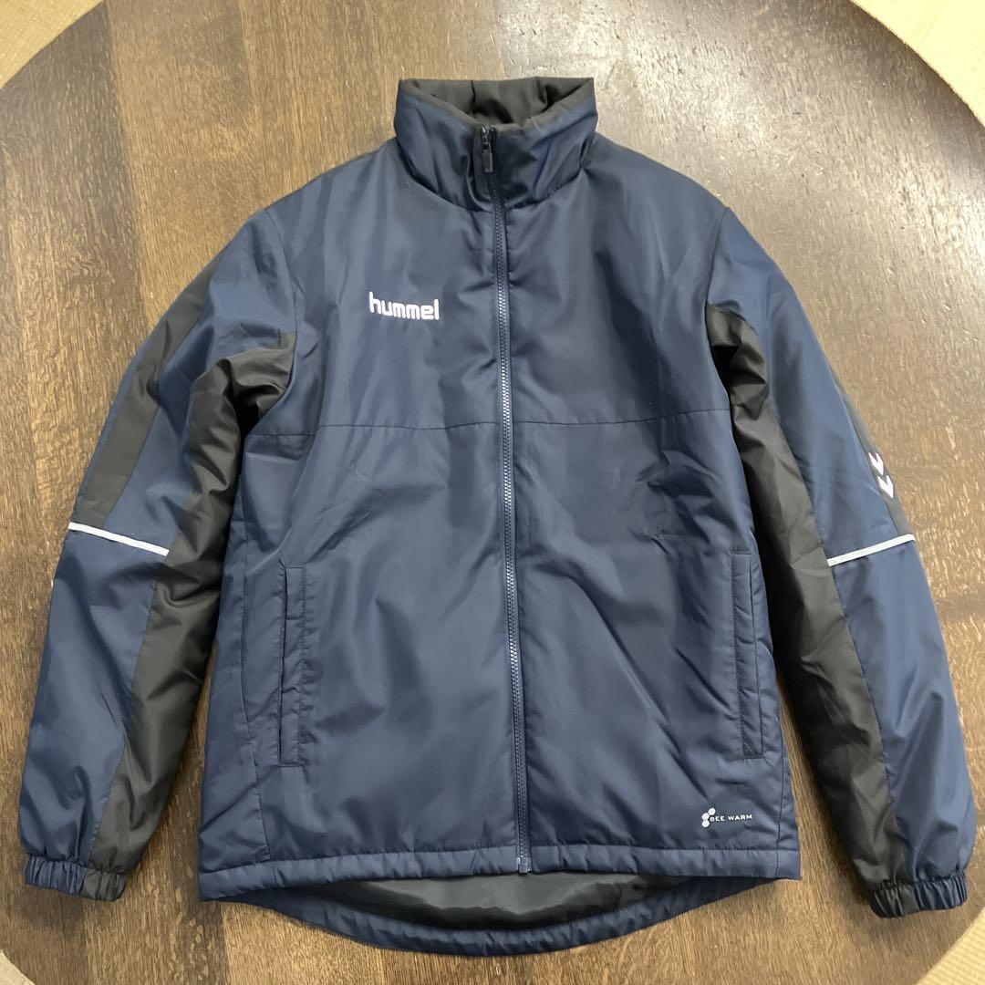 【保存版】 hummel 中綿 ネイビー 上下 L ウィンドブレーカー ウェア