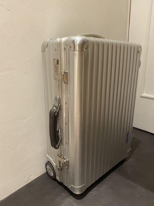 ストアイチオシ 希少rimowa リモワ クラシックフライト 2輪 廃盤 青 ...