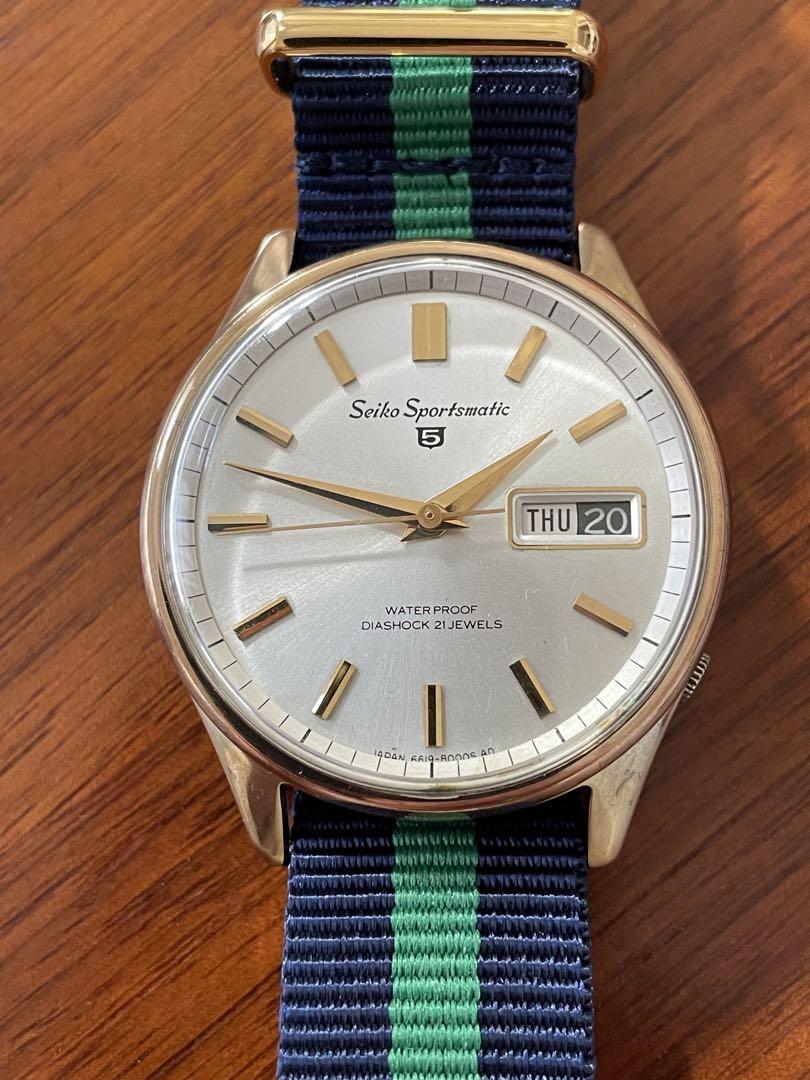 Seiko Sportsmatic 自動巻き 腕時計 6619-8030