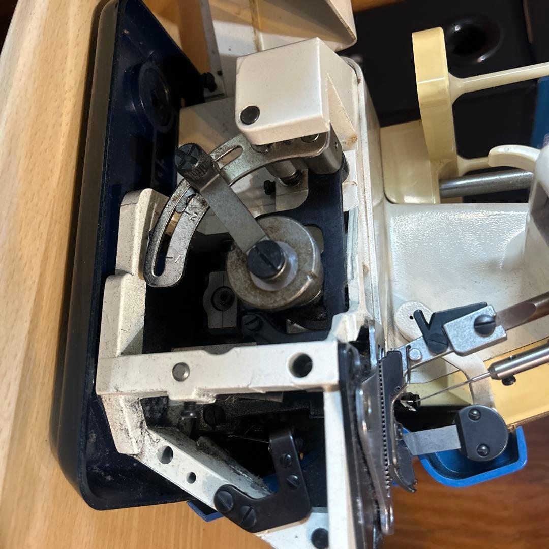 JUKI MO-703 ロックミシン 青|クリーム WWW_KANDAIZUMI_COM