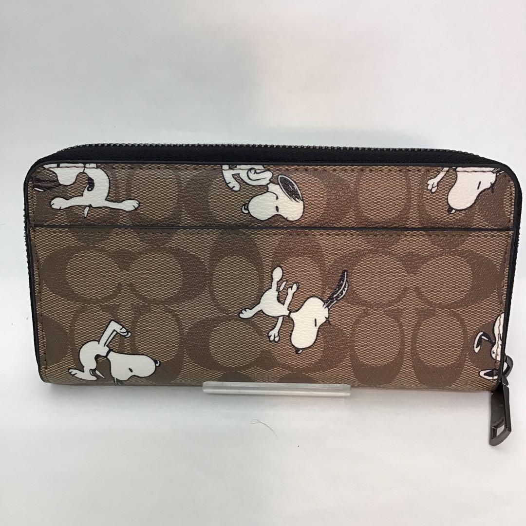 美品⭐︎ COACH スヌーピー柄 長財布 Amazon | [コーチ] 長財布 スヌーピー レザー ピーナッツ コラボ