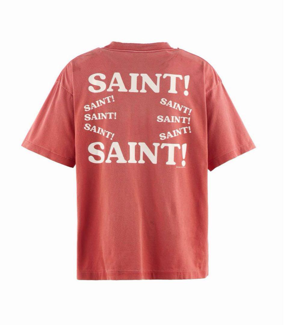 SAINT Mxxxxxx SS TEE ERUPTING PINKRED Tシャツ SAINT Mxxxxxx セント マイケル SS25 SS TEE/ERUPTING / PNK RED