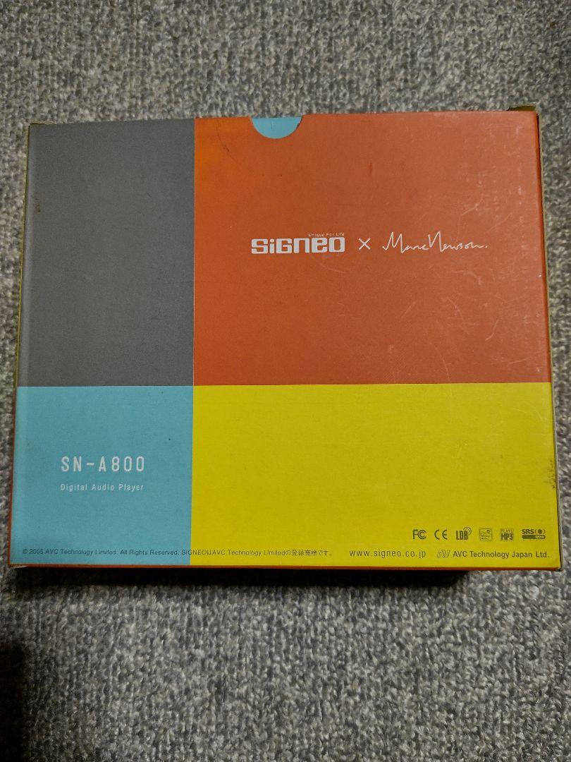 signeo x Marc Newson デジタルオーディオプレーヤー