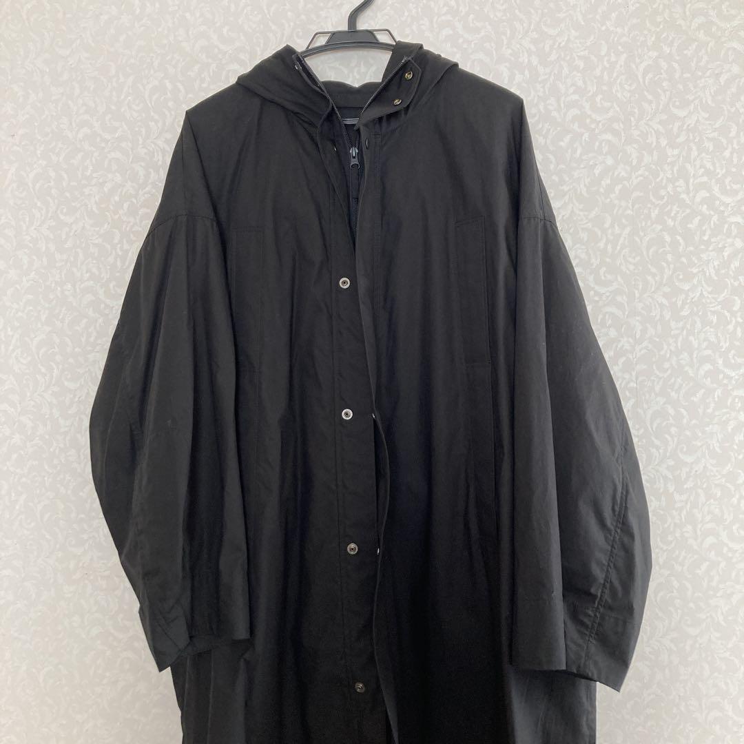 UNIQLOU ユニクロユー ユーティリティフーデッドコート ブラック