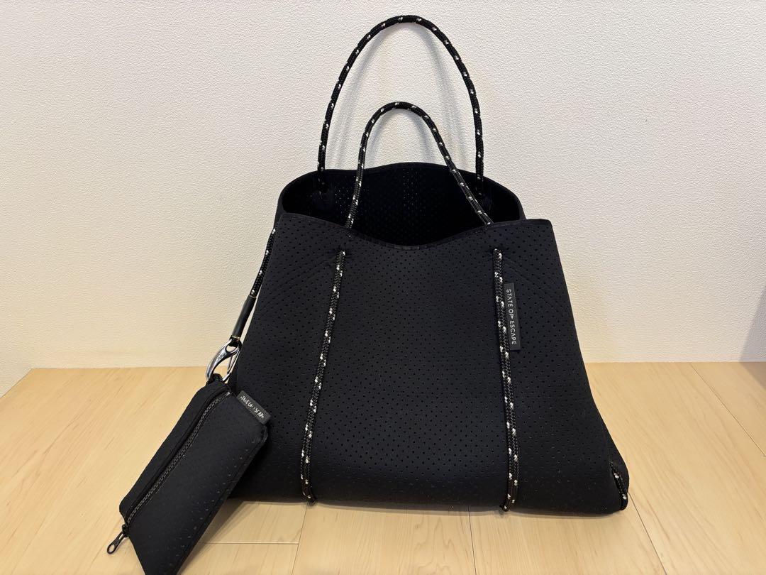 ⭐︎美品⭐︎ステイトオブエスケープ　ブラック　トートバッグ